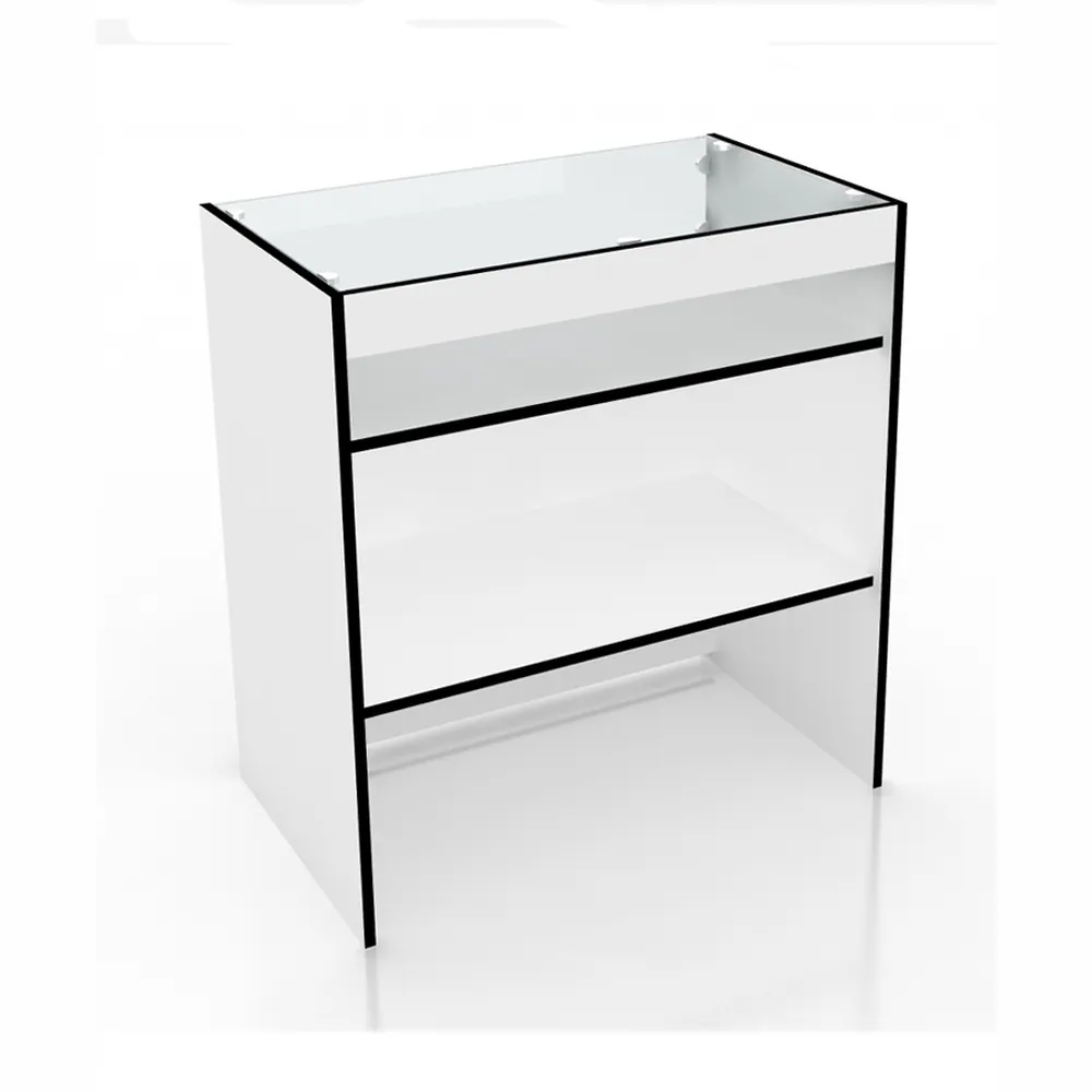 ПР-31МL (ПР-02) Прилавок остекленный малый 900х850х500