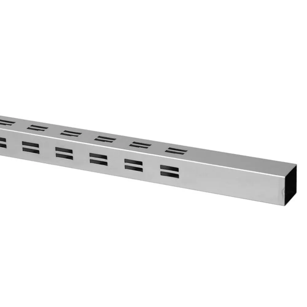 SL7164-2400 Стойка Bazic 40х40 мм, с 4-х сторонней перфорацией, хром H=2400 mm