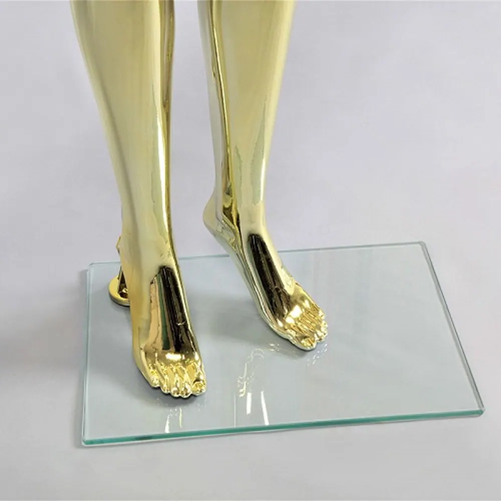 FE-3 gold/silver Манекен женский глянцевый без лица 175/82/60/86