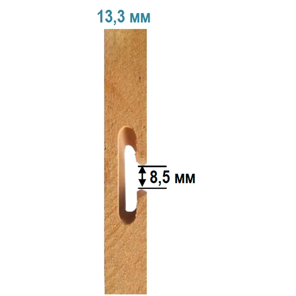 SMP-1224/100/23(13.3мм) Экономпанель (ШТРИХПАНЕЛЬ) вертикальная 2400*1200 мм 23 паза толщина 13,3 мм