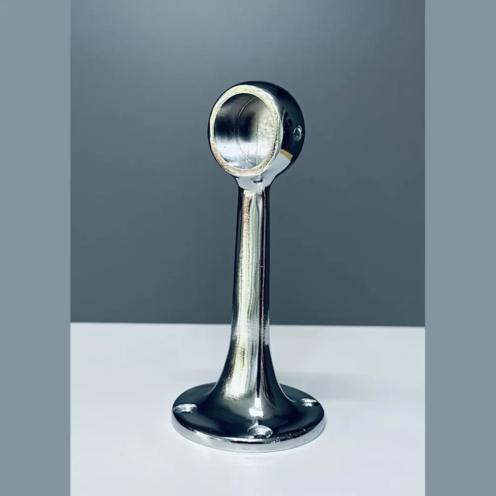JOK-58A(Jr-65) Chrome Крепление трубы к плоскости, концевое