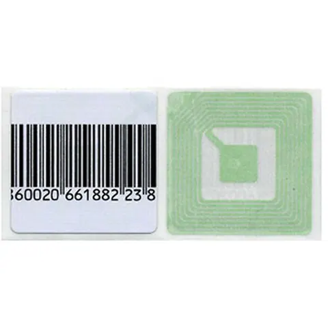 TC002(Label-40.barcode) Защитная РЧ этикетка с ложным штрих-кодом 40х40 мм (рулон 1000 шт.)