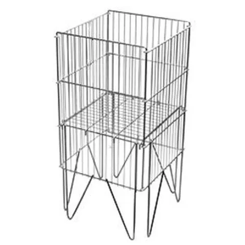 AD-02RU Корзина-Накопитель для распродаж 40x40 см глубина 60 см, оцинкованная