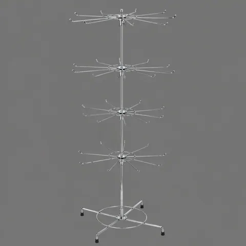 HDA-211K(QXD017/GO-F1) Вешало настольное под брелоки 4 яруса