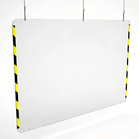 ZM1400 Защитный экран для кассы плоский-подвесной 1400х950х3