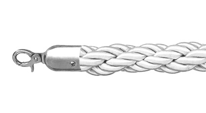 WC Канат кродель (плетеный)  для ограждения с карабинами, 1,5 м