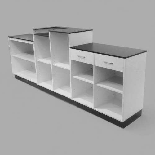 СТ-02-120611 Кассовый стол с вырезом в столешнице 1200*600*1100 ,ЛДСП 16 мм 