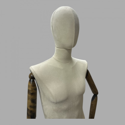 TTM-7-16 Торс портновского манекена мужской, с головой, шарнирные руки