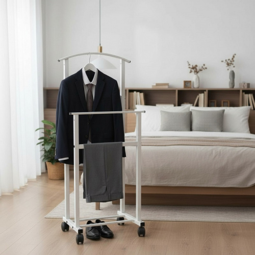 КОС-107W Стойка для костюмов на колесах