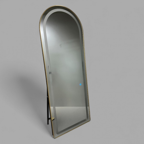 16060-Oval Зеркало напольное с LED подсветкой, два режима освещения, закругленная форма, 1600*600 мм