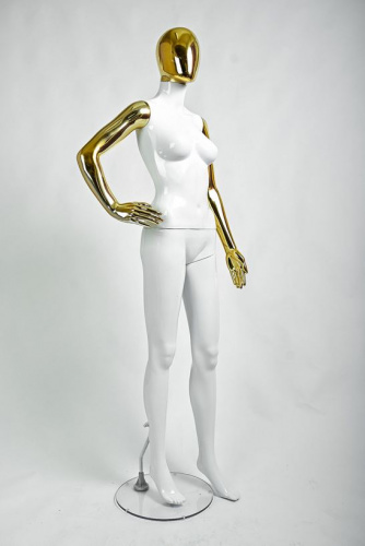 FGS-03RU.COMBINED Манекен женский матовый без лица (комбинированный)