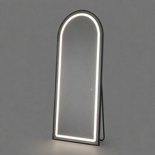 Зеркало-LED.NEW Зеркало с LED подсветкой, два режима освещения, закругленная форма