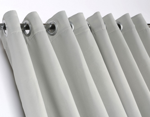 ШТОРА-1-Б Штора для примерочной на люверсах малая "Блэкаут обычный" 1950х1350 мм