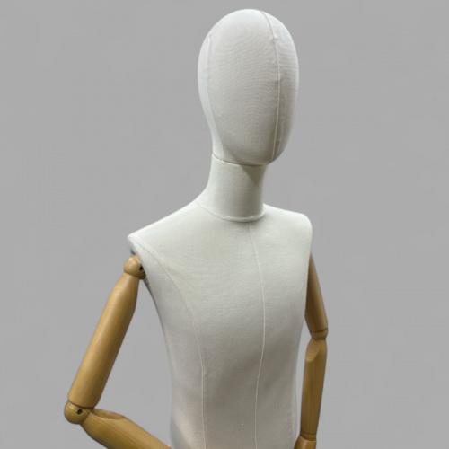 PPM-03 Манекен порт-демонстр. мужской с головой на металлической треноге, шарнирные руки