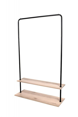 Отрада-2 Вешалка напольная с двумя полками для обуви из ЛДСП