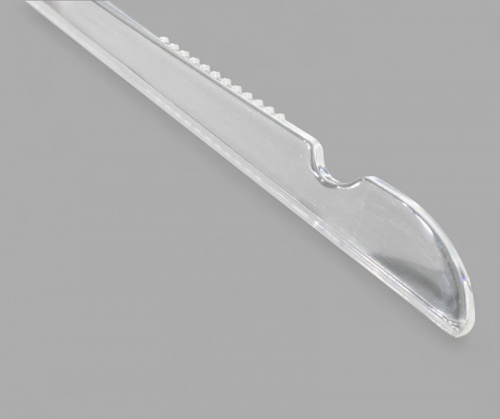 TM-11 Вешалка-плечики для одежды из оргстекла без перекладины L-380 мм