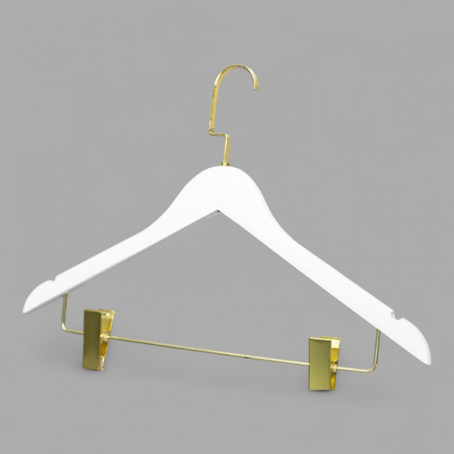 A-66 Вешалка с перекладиной и зажимами для брюк