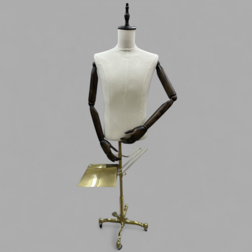 PPM-01 Манекен порт-демонстр. мужской без головы, с металл. держателями обуви и брюк, шарнирные руки