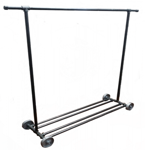 ВЛ-100 Вешало "Лофт" для одежды одноярусное на колесах