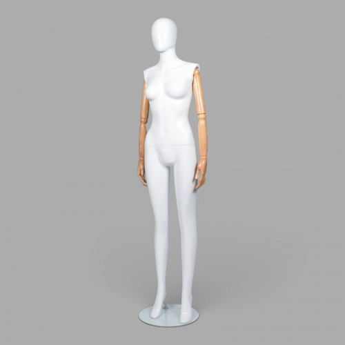 JWP-13NA Манекен женский с деревянными руками