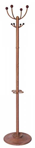 Квартет-ЗД Вешалка напольная на 4 крючка с подставкой для зонтов