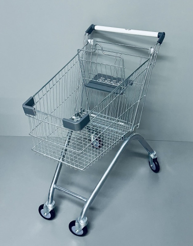 STE060-BX.Color Тележка "Европейка" покупательская 60 литров, с детским сидением