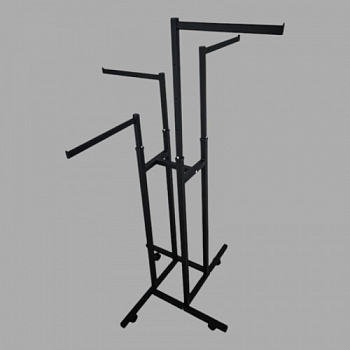 ТС-4(СТ-42-1) Вешало для одежды с 4-мя прямыми кронштейнами