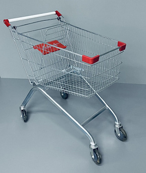 STE125-BX.Color Тележка "Европейка" покупательская 125 литров, с детским сидением