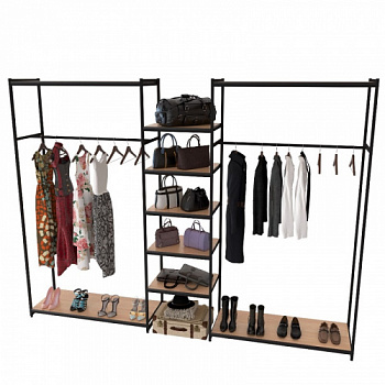 КБ-2213 Стеллаж Лофт для одежды