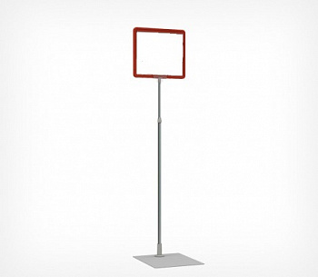 СИН-А4 Стойка информационная, напольная, раздвижная, 60-90 см, А4