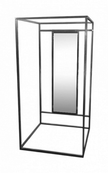 AST-PKZ (2 элемента) Кабина примерочная 1000*1000*2000 мм с зеркалом, 500*1500