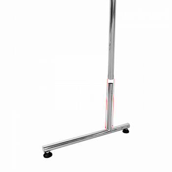 Ножка Г-образная Джокер с примером надевания трубы