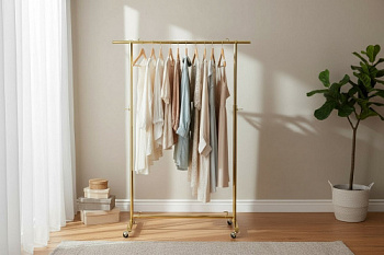 MG-ST001 Вешало для одежды одноярусное, комбинированное L=900