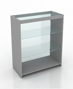 ПР-3 Прилавок остекленный 1000х850х400