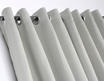 ШТОРА-1-Б Штора для примерочной на люверсах малая "Блэкаут обычный" 1950х1350 мм