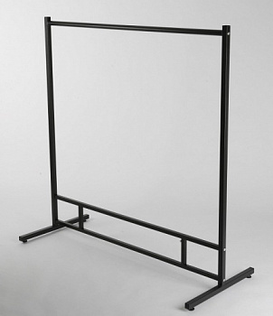 ВБ-1200 Вешало напольное для одежды с круглой верхней планкой 1200*500