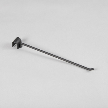 MB-H001-250/5 Крючок черный на овальную трубу, L=250мм, d=5мм