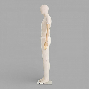 NM-1F Манекен мужской тканевый с деревянными руками