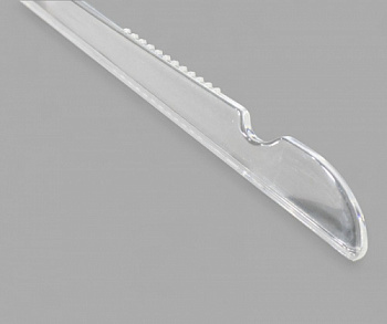 TM-11 Вешалка-плечики для одежды из оргстекла без перекладины L-380 мм