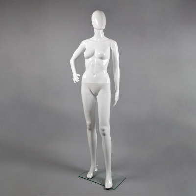FA-11 Манекен женский глянцевый без лица 175/80/60/85 (белый)