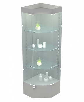 В-804 Витрина угловая стеклянная