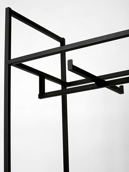 ММ2212045 Вешало-Стеллаж для одежды с 2-мя кронштейнами, с местом для полок