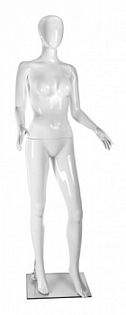 J04 Манекен женский глянцевый без лица, ПНД