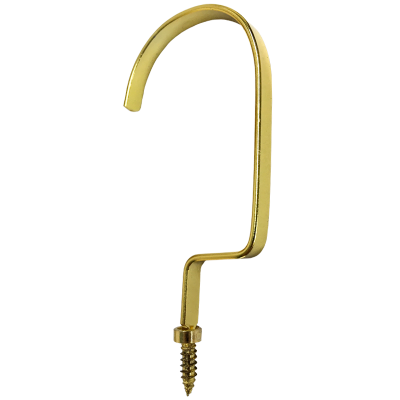Крючок к вешалкам золотой исходник вид сбоку