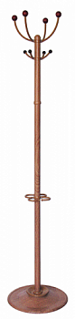 Квартет-ЗД Вешалка напольная на 4 крючка с подставкой для зонтов