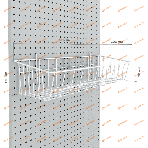 Корзина на перфорированную панель КПП-202