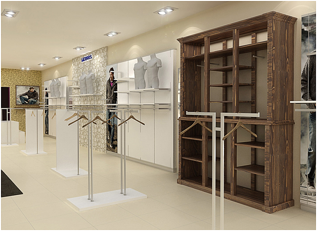 Дизайн магазина женской одежды AMILERO