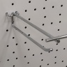 Крючок с ценником для перфорированных панелей, хром, L=300 mm, d=5mm DQ006 Крючок с ценником для перфорированных панелей, хром, L=300 mm, d=5mm DQ006