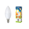 Лампа светодиодная, форма свеча матовая.Теплый белый свет (3000К) LED-C37-8W/WW/E14/FR/O Лампа светодиодная, форма свеча матовая.Теплый белый свет (3000К) LED-C37-8W/WW/E14/FR/O
